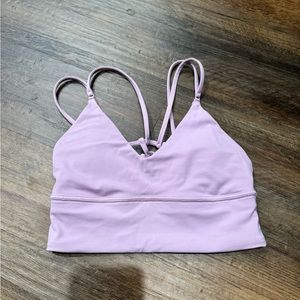 Light purple lululemon sports bra  size 2